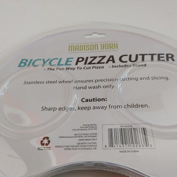 Bike Pizza Cutter Bicycle Pizza Cutter - Picture 3 of 3